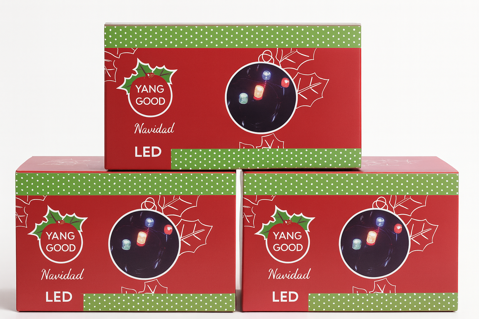 100 luces de navidad multicolor