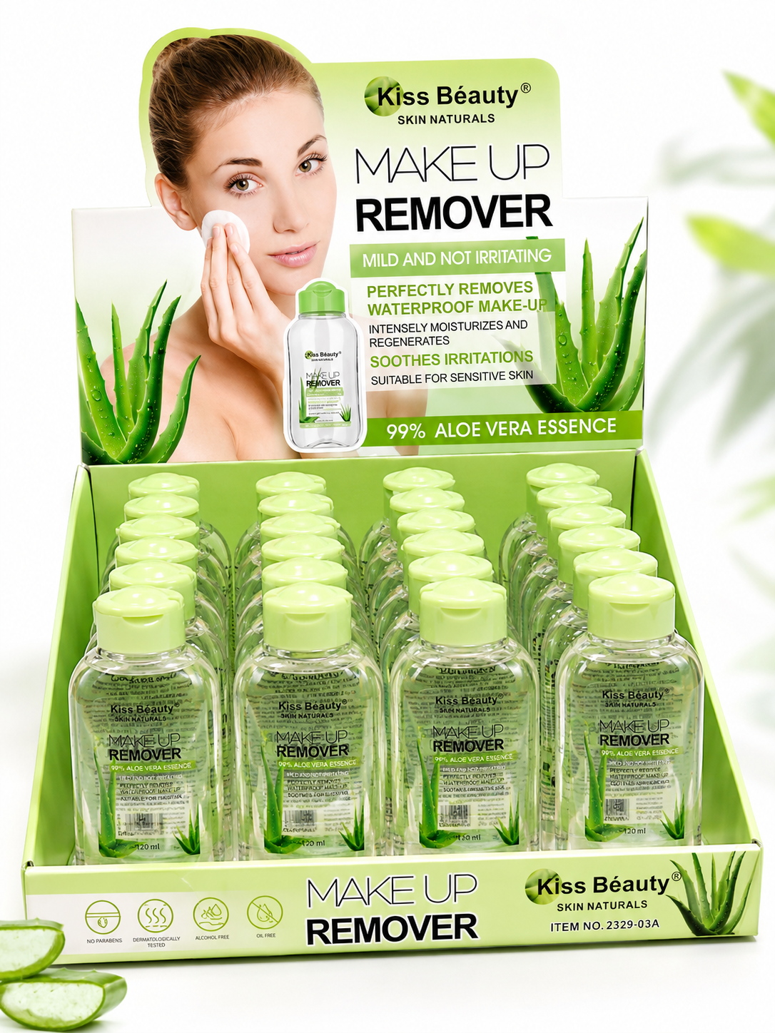 Agua Desmaquillante Aloe Vera Kiss Beauty 109 ml