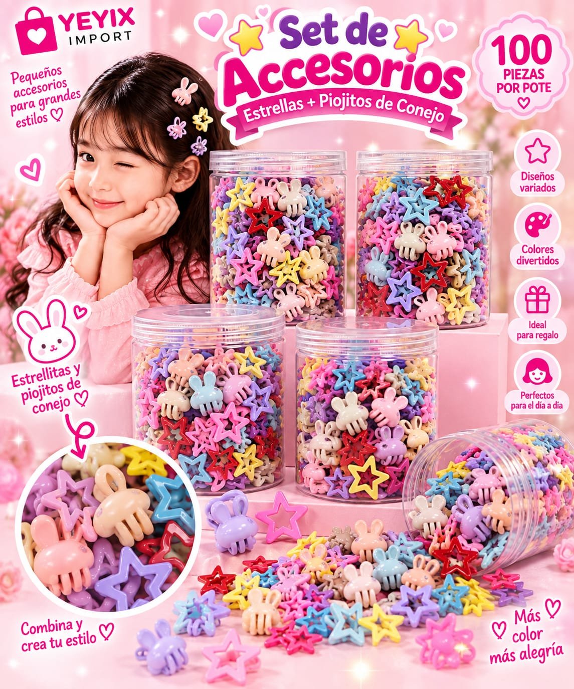 ESTRELLAS + PIOJITOS POTE GRANDE