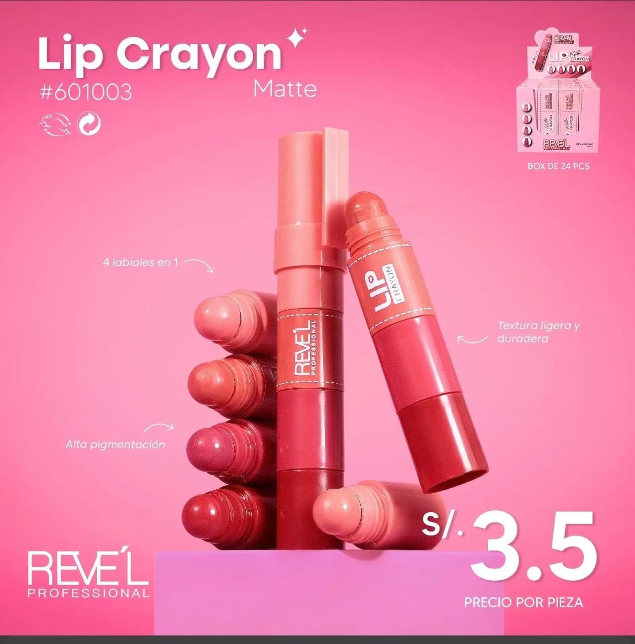 LABIAL 4 EN 1 / REVEL