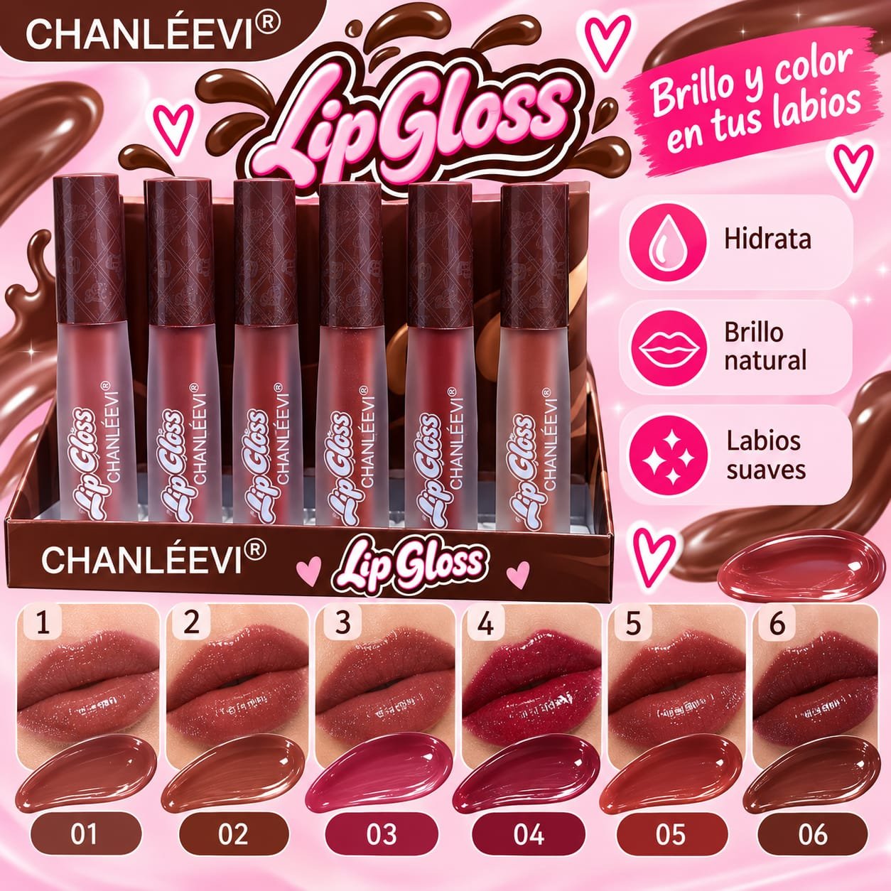 LIP GLOSS CHOCOLATE / CHANLEEVI
