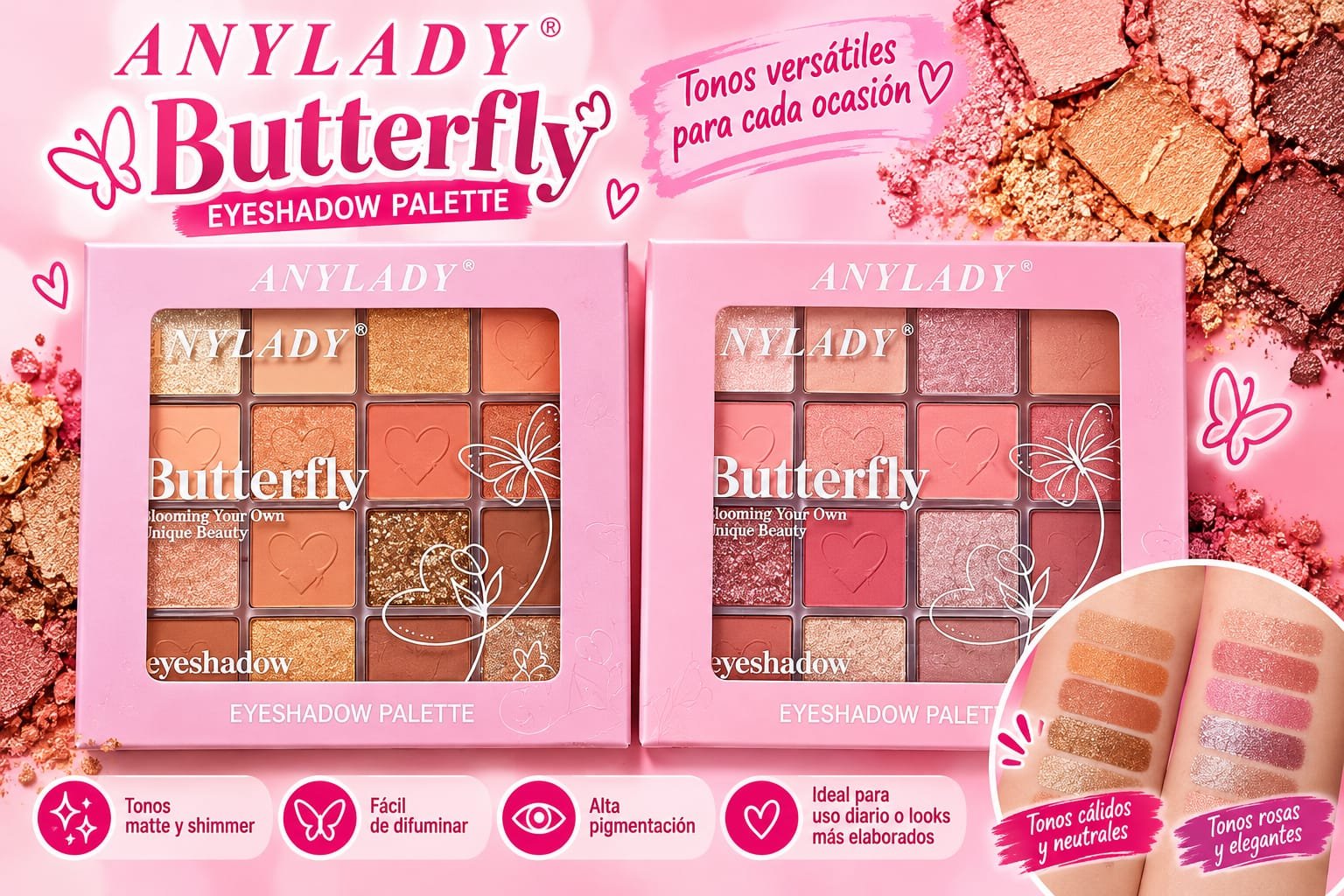 PALETA DE SOMBRAS DE CARTERA