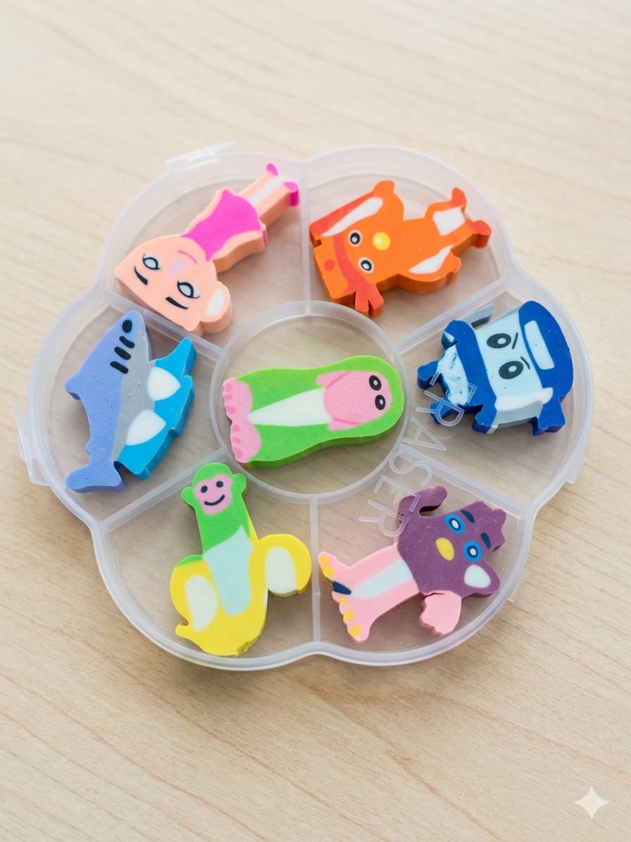 CAJA DE 7 BORRADORES