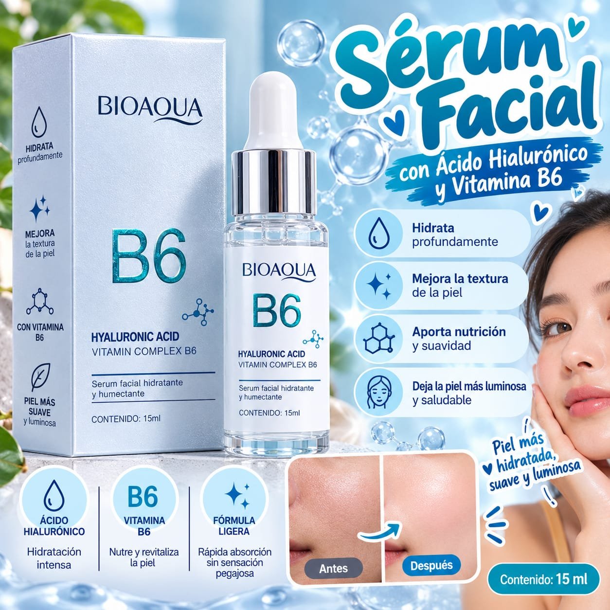 SERUM ACIDO HIALURONICO / BIOAQUA