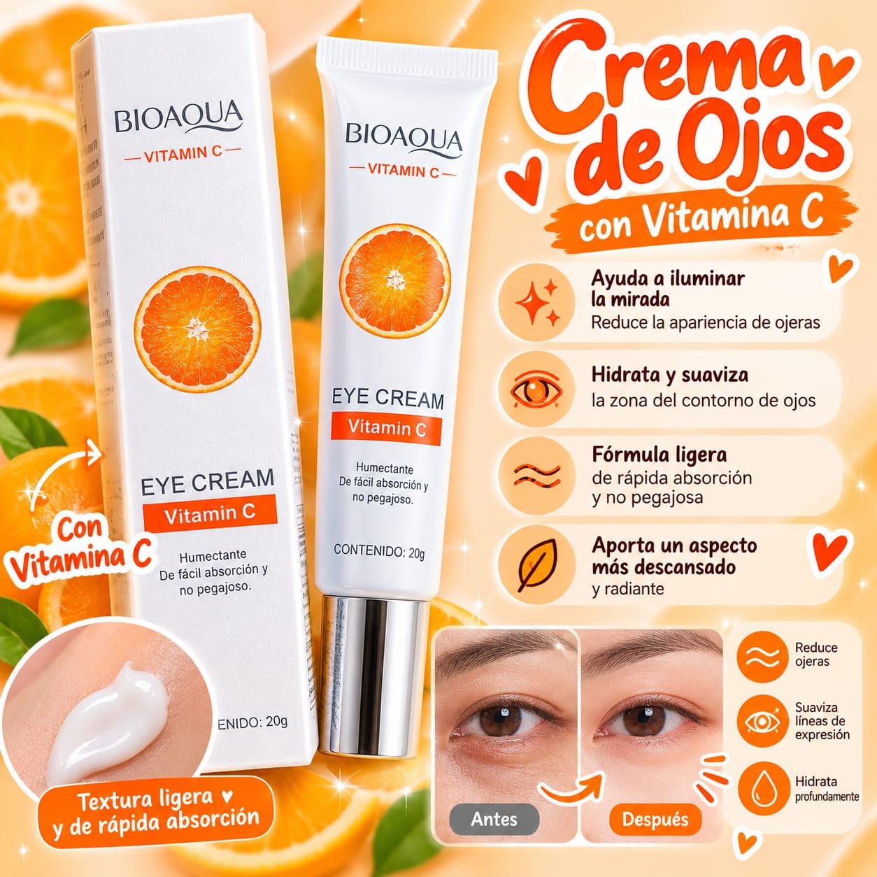 CREMA DE CONTORNO DE OJOS / BIOAQUA