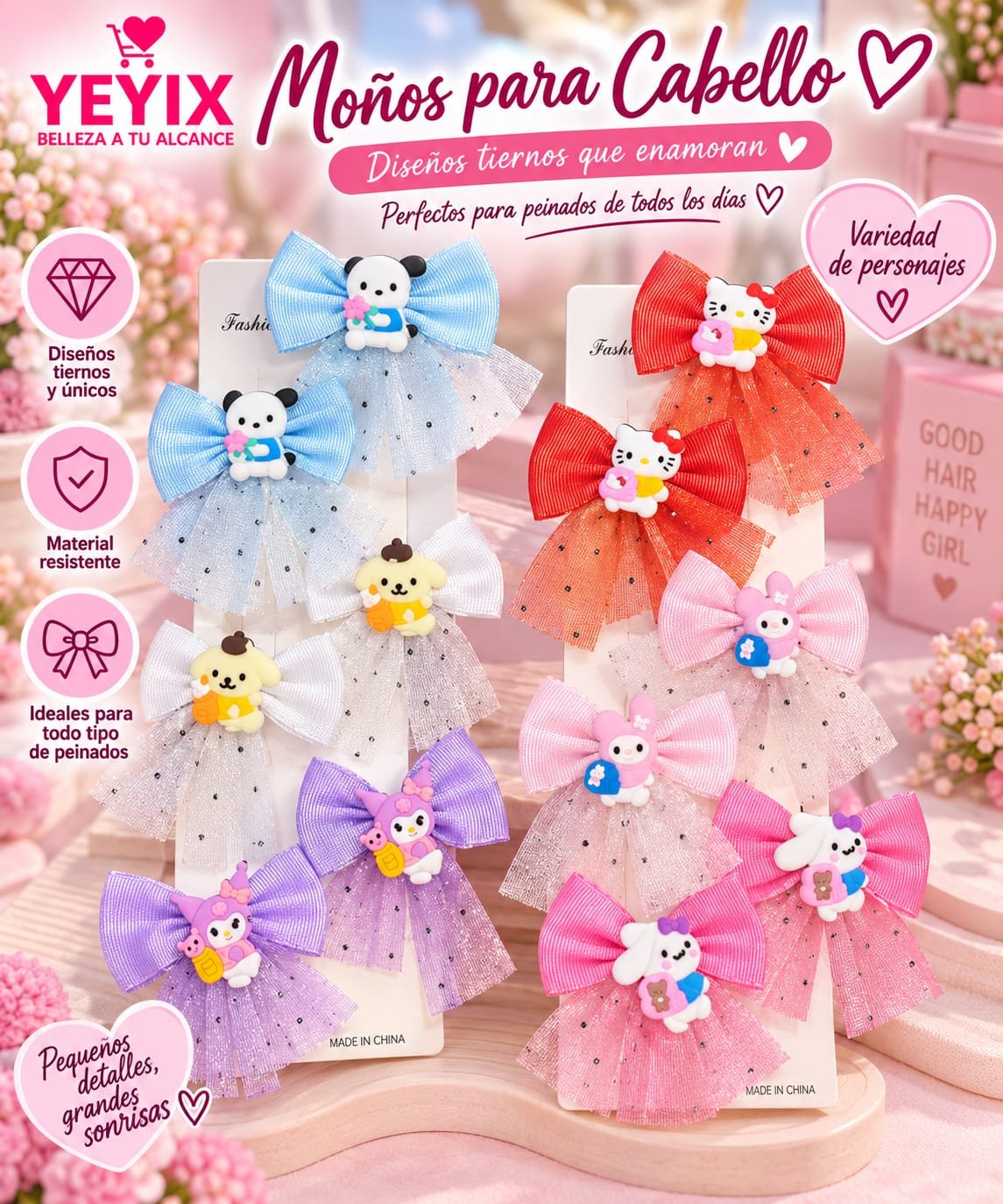 GANCHITOS SANRIO