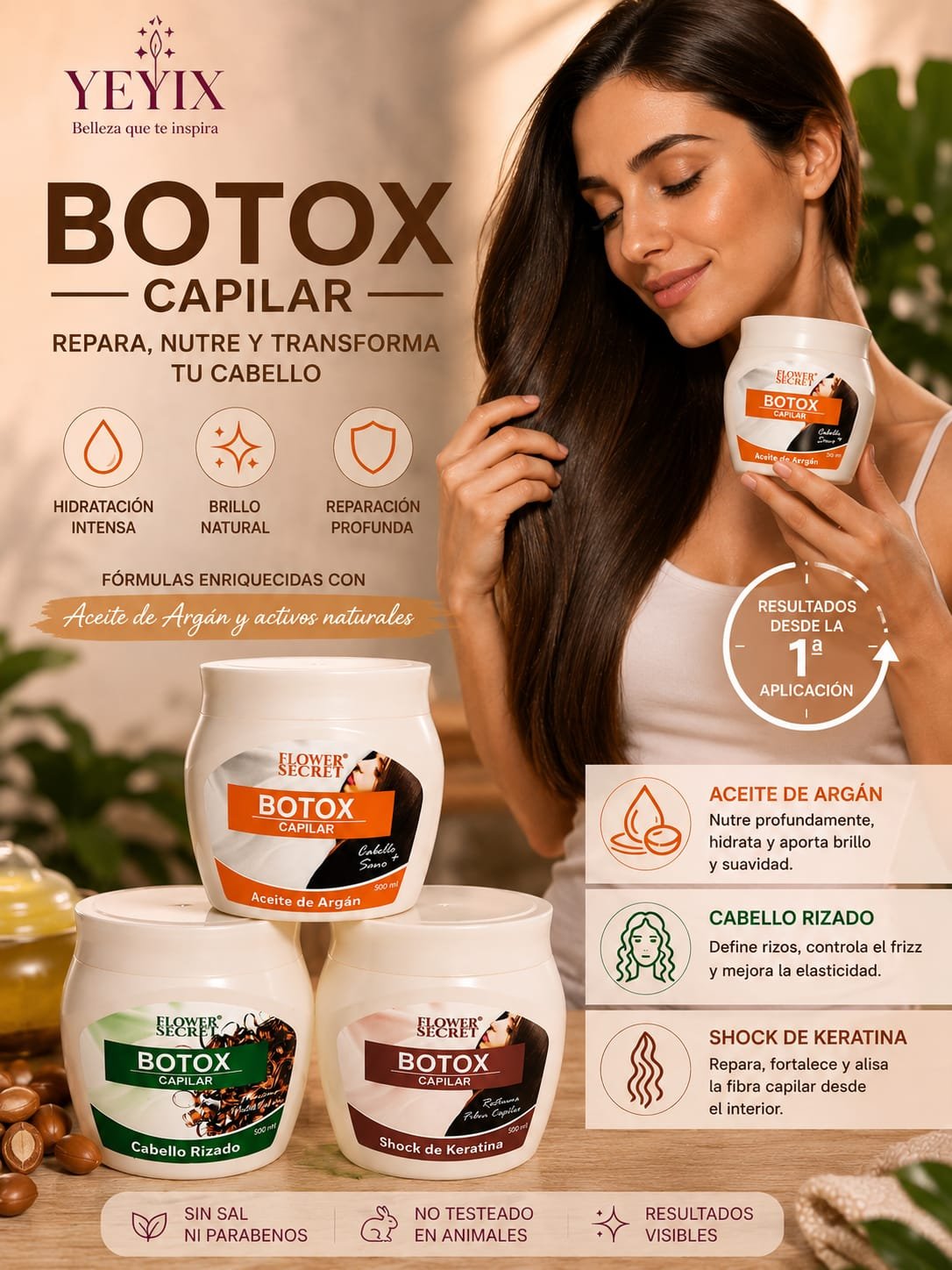 BOTOX CAPILAR FLOWER SECRET 500 ML