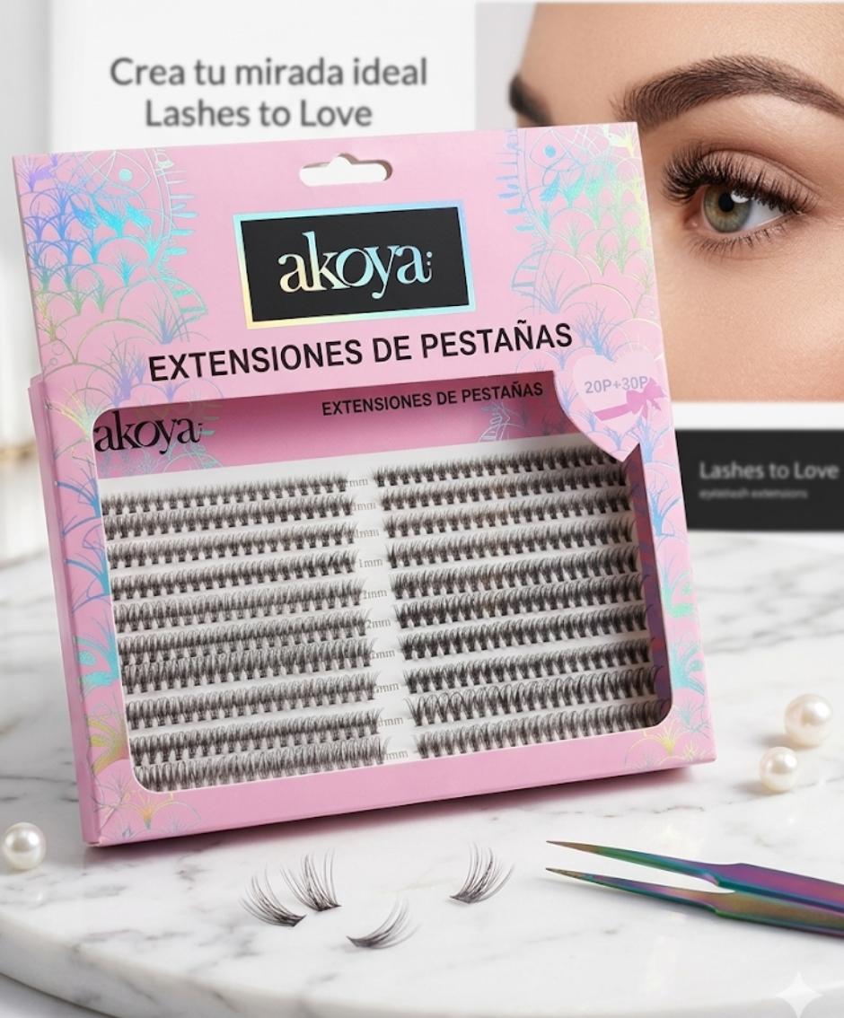 SET DE 400 PESTAÑAS