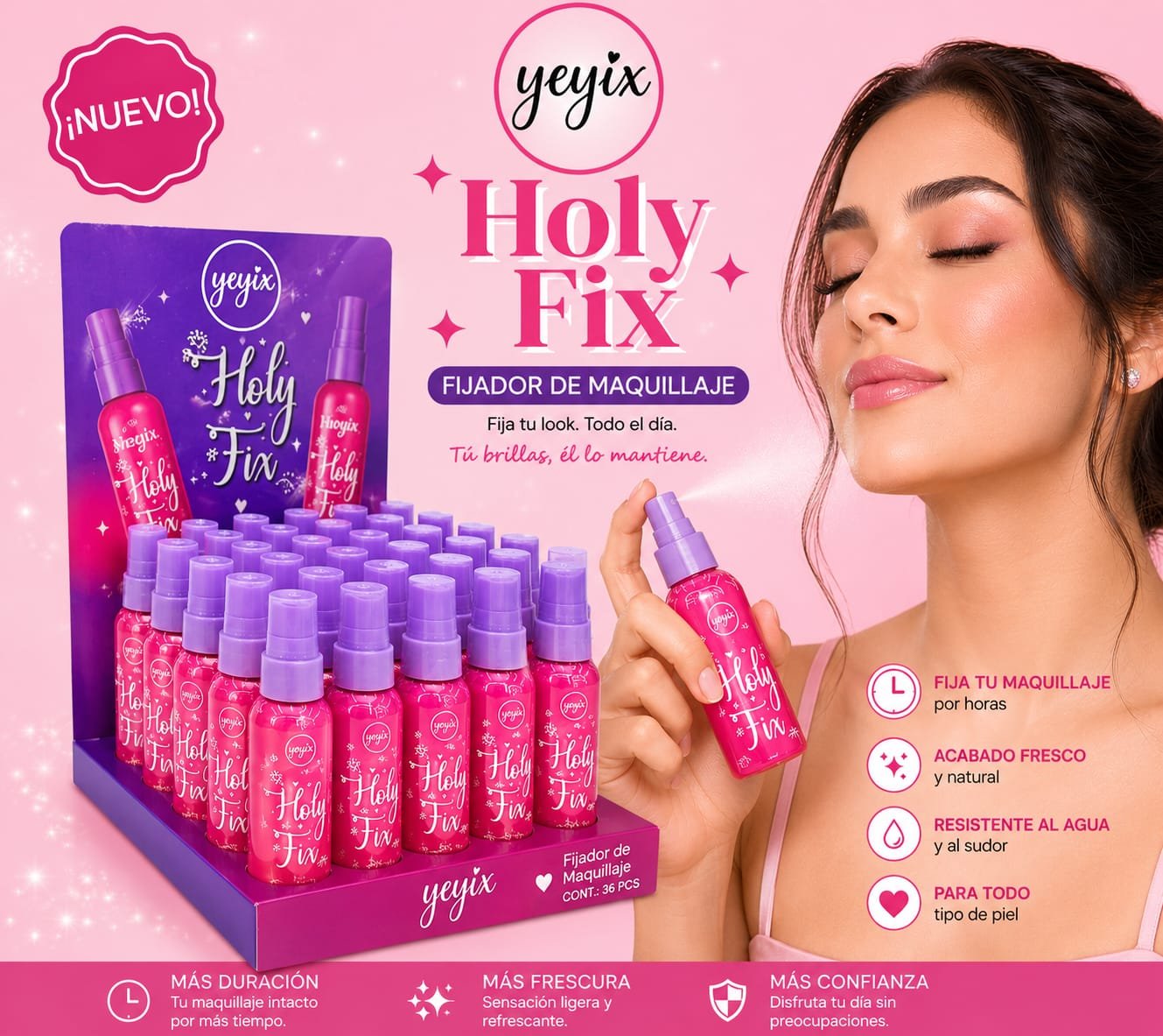 FIJADOR DE MAQUILLAJE HOLY FIX
