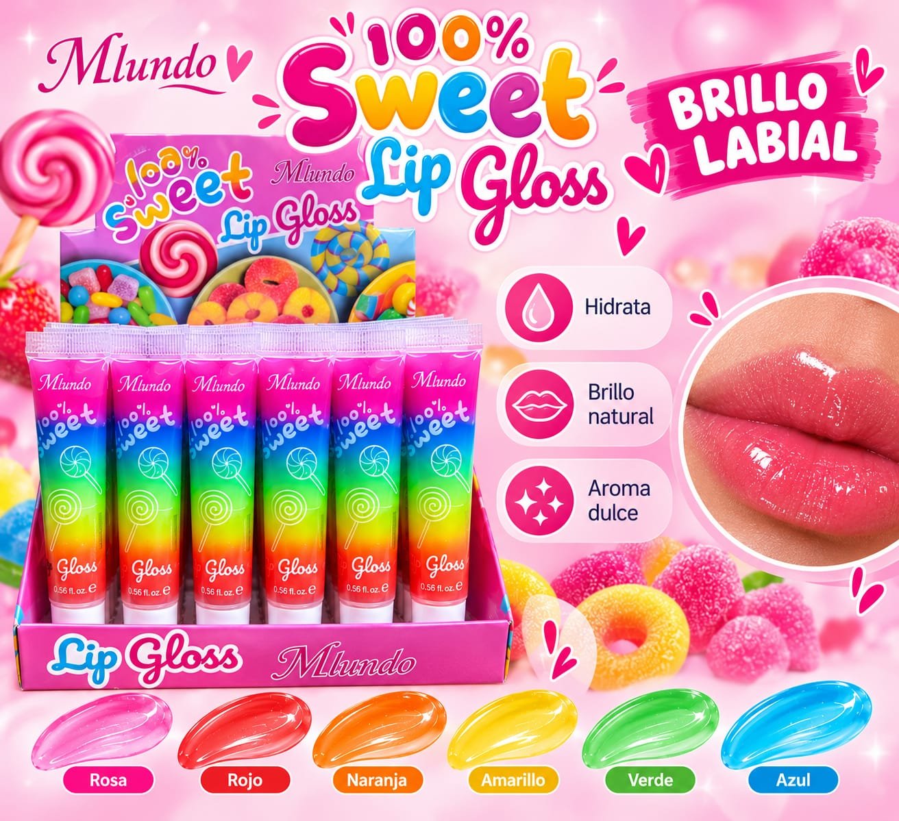 GLOSS GELATINA ARCOIRIS