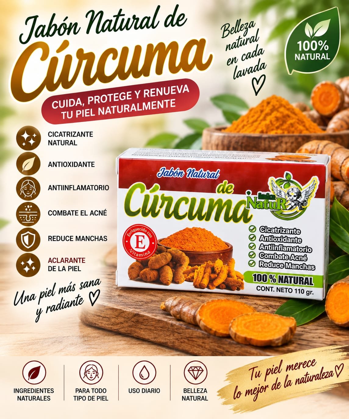 JABON DE CURCUMA