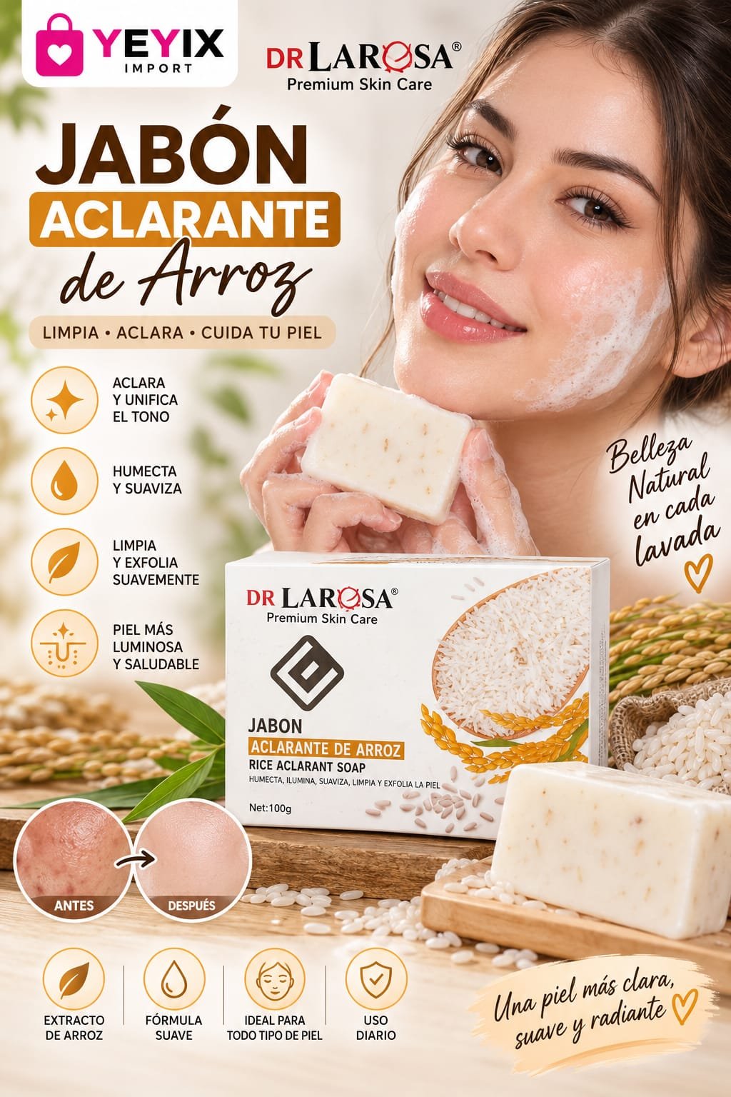 JABON DR LA ROSA
