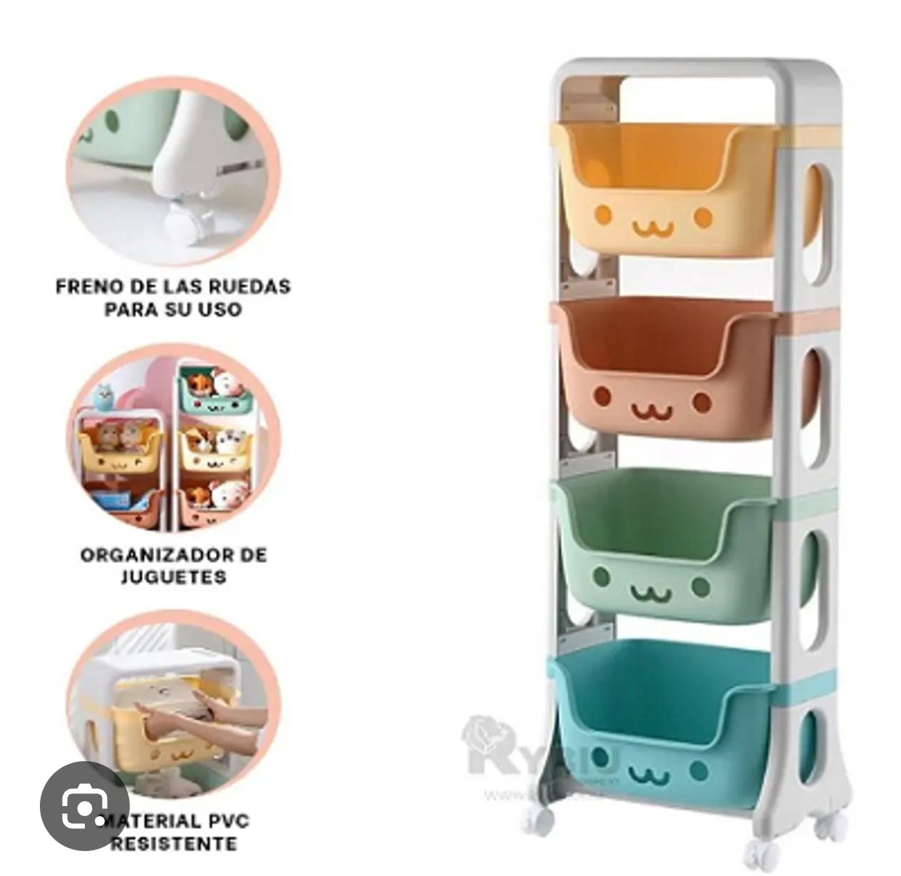 JUGUETERO DE 3 NIVELES