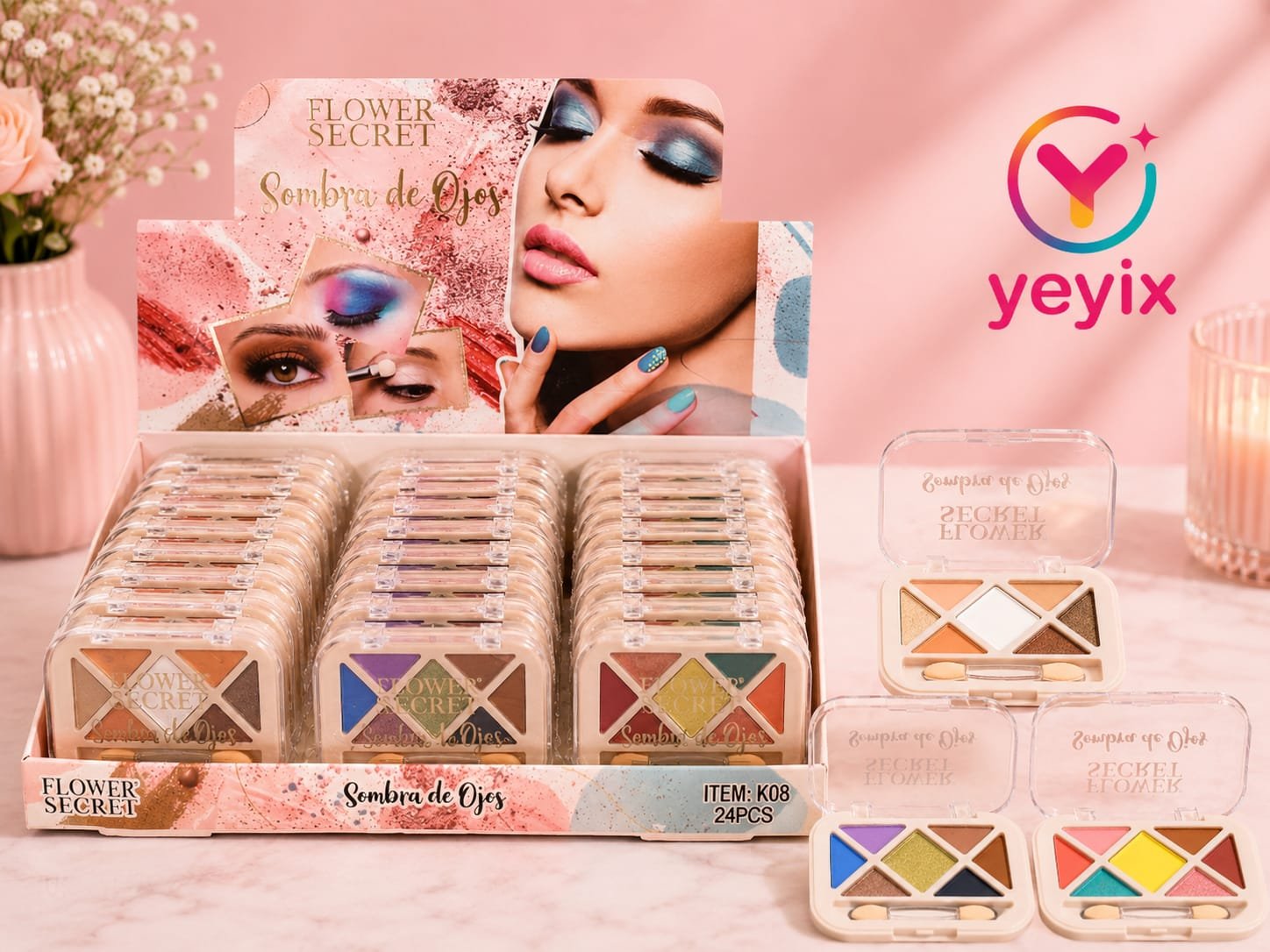 PALETA DE SOMBRAS MINI FLOWER SECRET