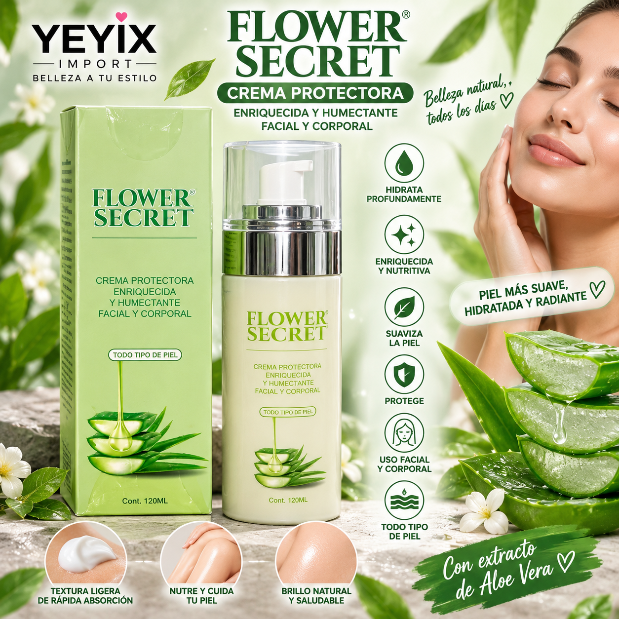 CREMA FACIAL Y CORPORAL / FLOWER SECRET