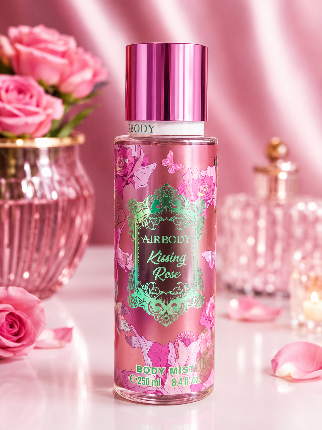 PERFUME DE MUJER KISSING ROSE 250ML