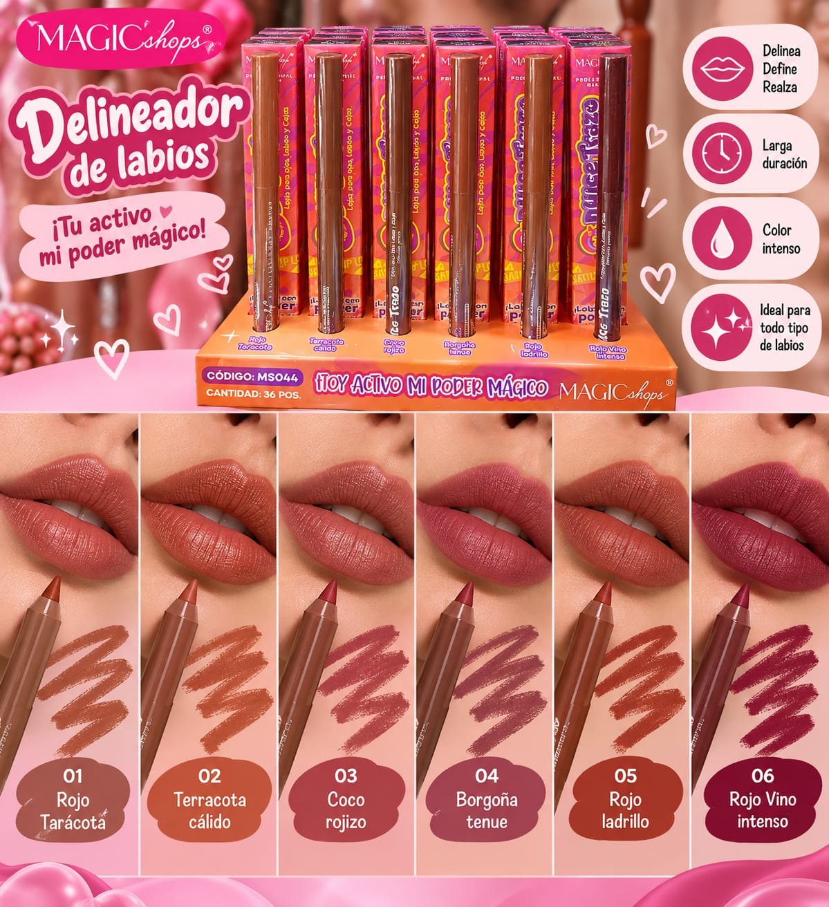 LAPIZ DELINEADOR DE LABIOS / MAGIC SHOP