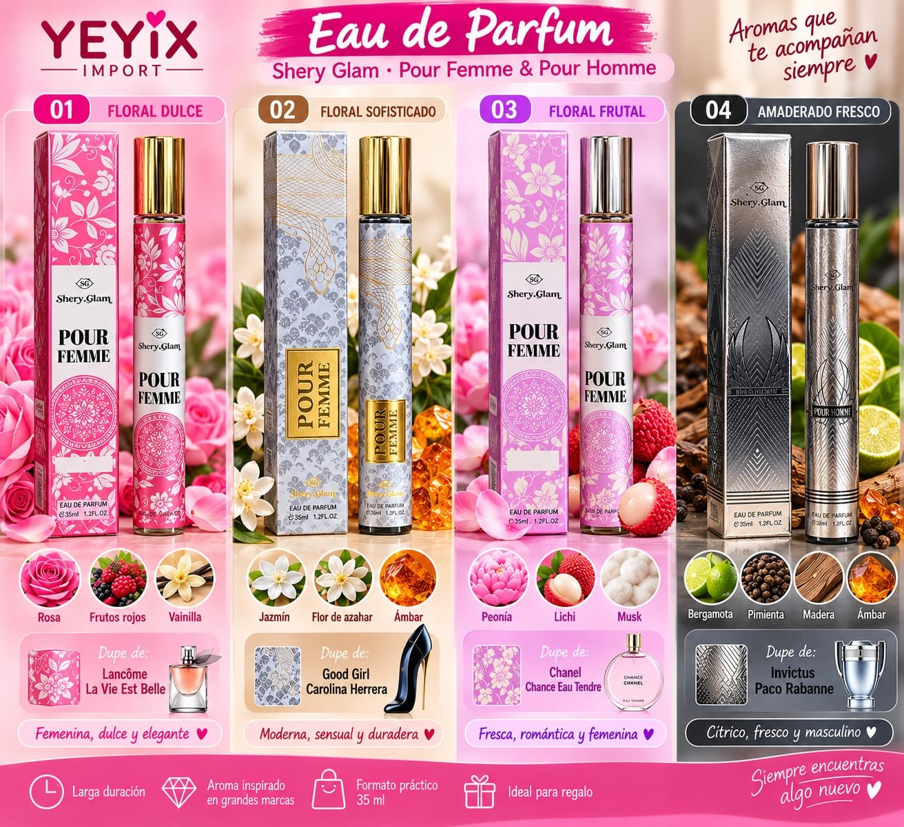PERFUME EN TUBO 35 ml