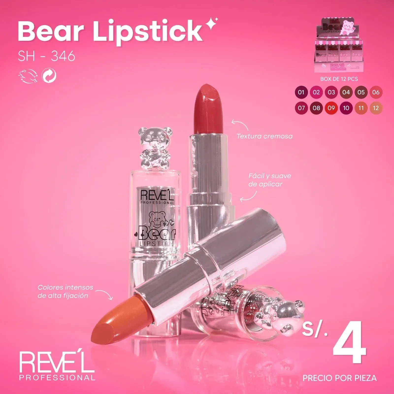 BEAR LIPSTICK / REVEL