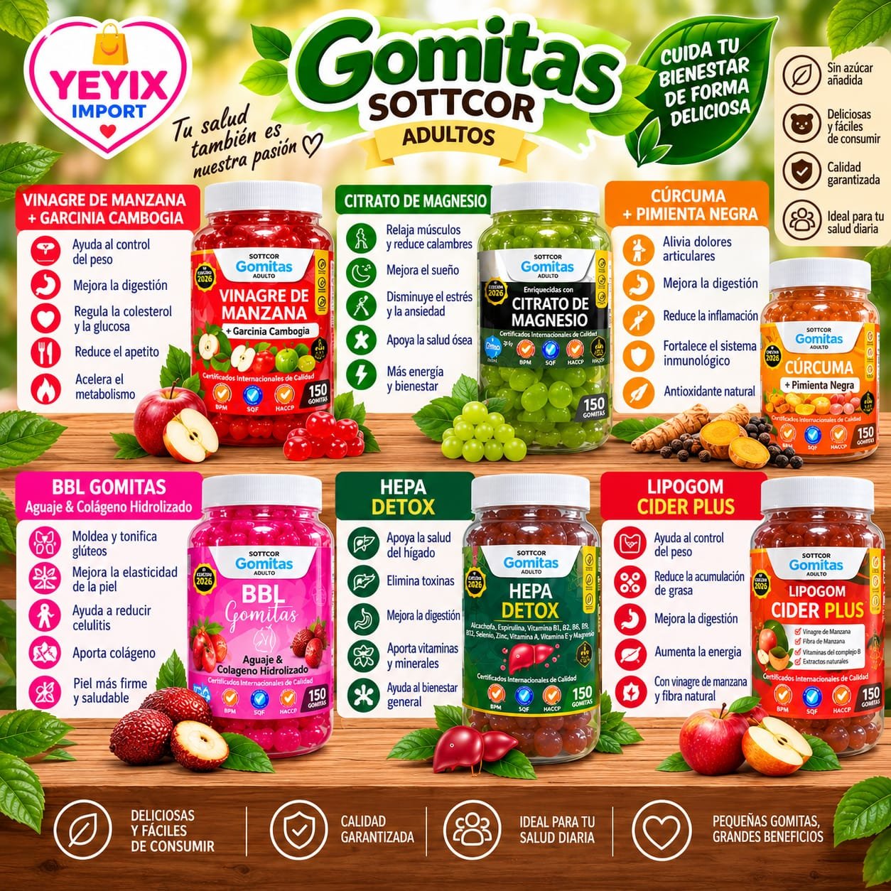 GOMITAS SOTTCOR ADULTOS