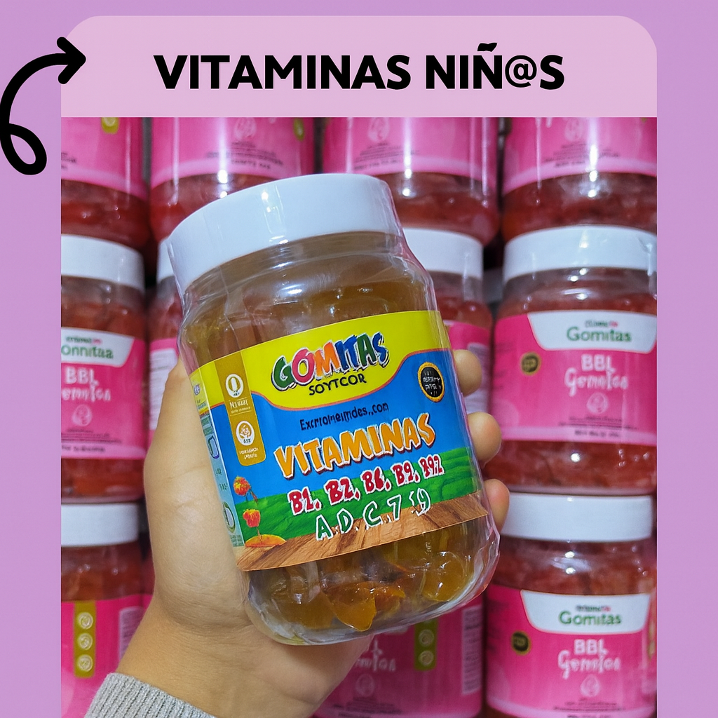 GOMITAS SOTTCOR VITAMINAS NIÑOS