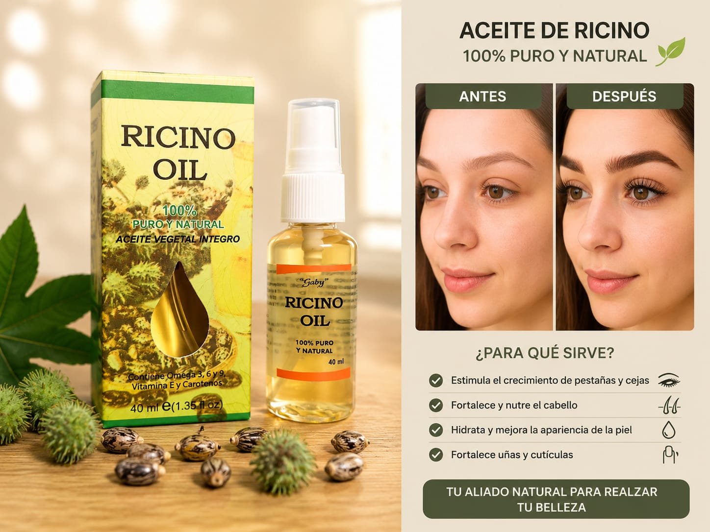 ACEITE DE RICINO GABY