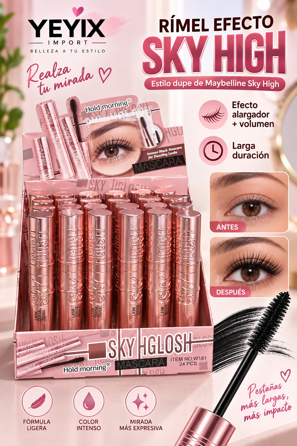 RIMEL SKY HGLOSH DUPE DE MAYBELLINE