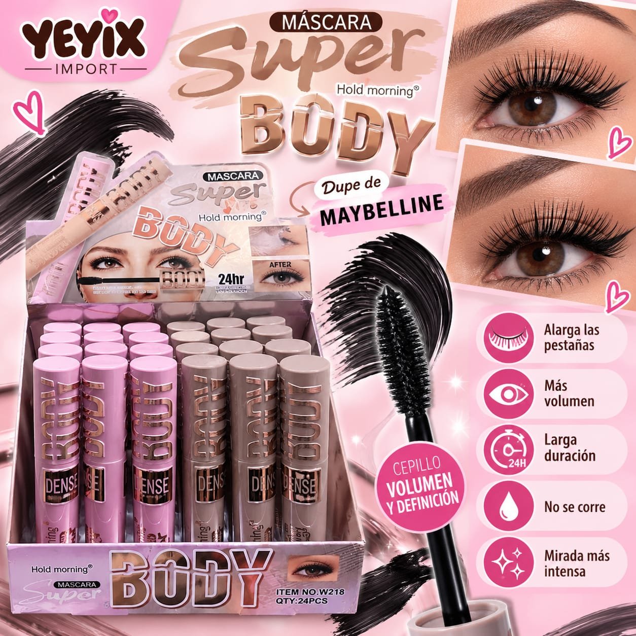 RIMEL SUPER BODY DUPE DE MAYBELLINE
