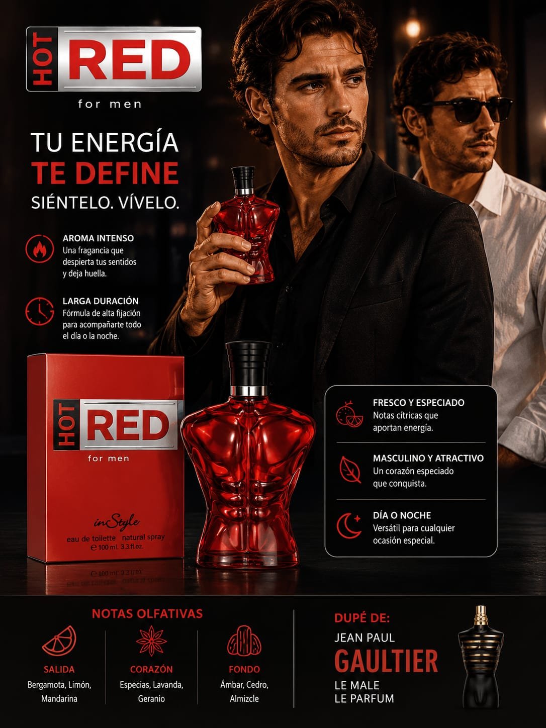 PERFUME HOT RED DUPE DE JEAN PAUL GAULTIER